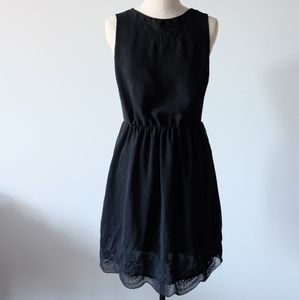 ASOS chiffon scallop back dress